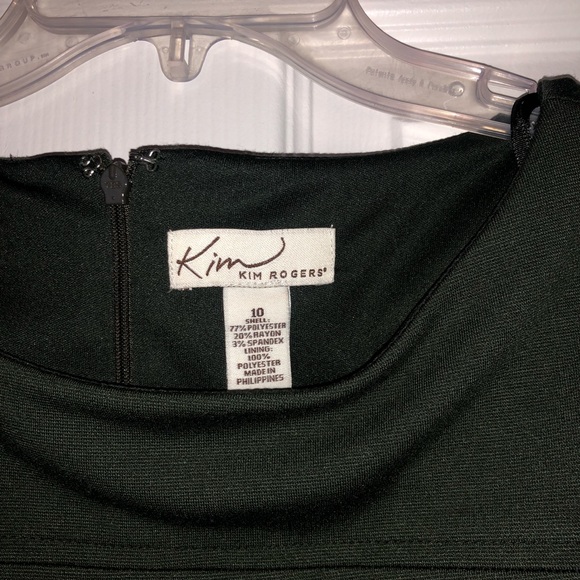 Olive Green Kim Rogers Dress - Picture 3 of 3